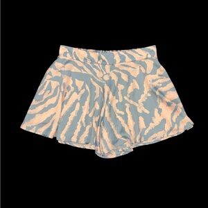 Adrienne Zebra Print Shorts - Size Large